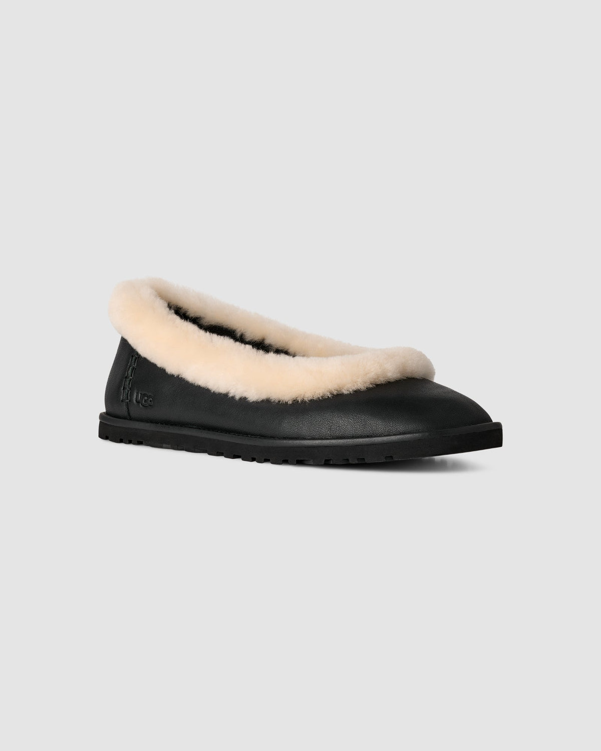UGG Zora leren ballerina's - Black