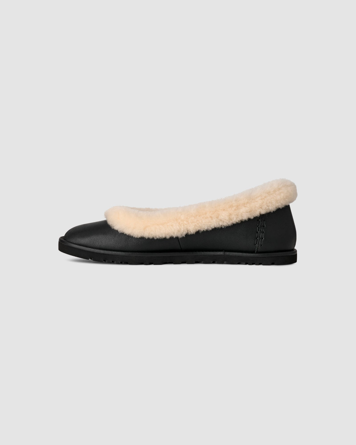 UGG Zora leren ballerina's - Black
