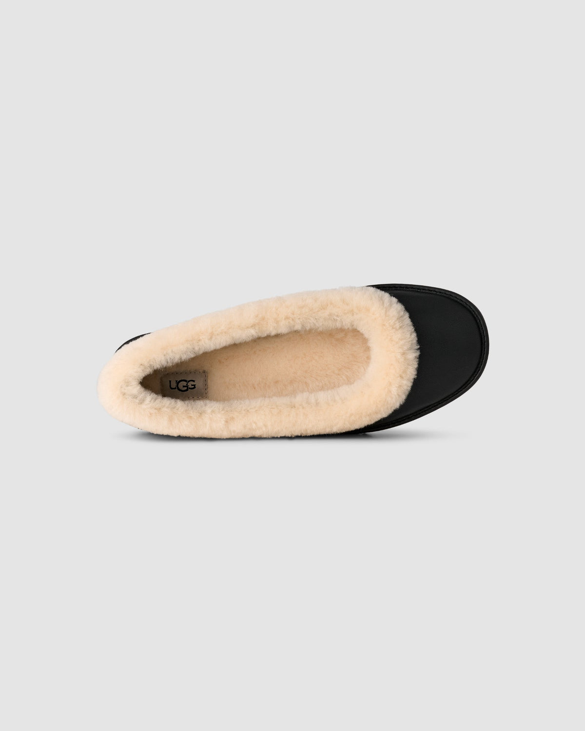 UGG Zora leren ballerina's - Black